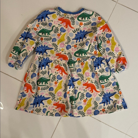 Mini Boden Multicolor Dinosaur Dress size 5-6 - Picture 2 of 3